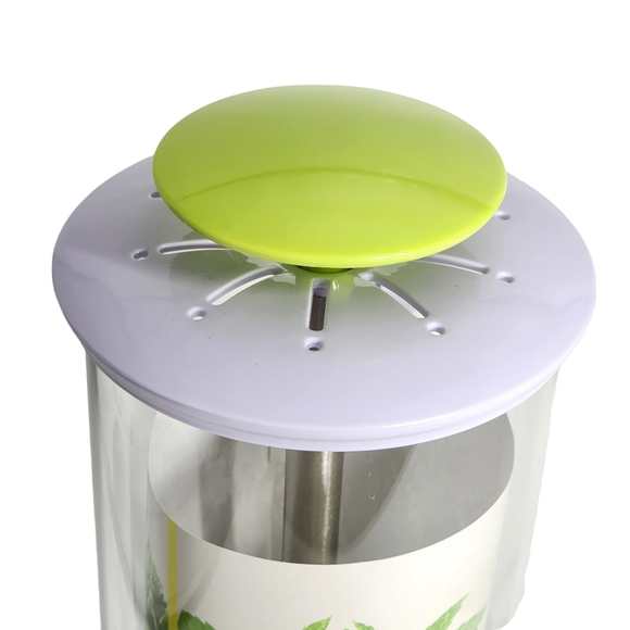 Cleae Borosilicate Glass Herb Keeper and Herb Storage‎ Container 12.2x4.7in - Picture 3 of 14